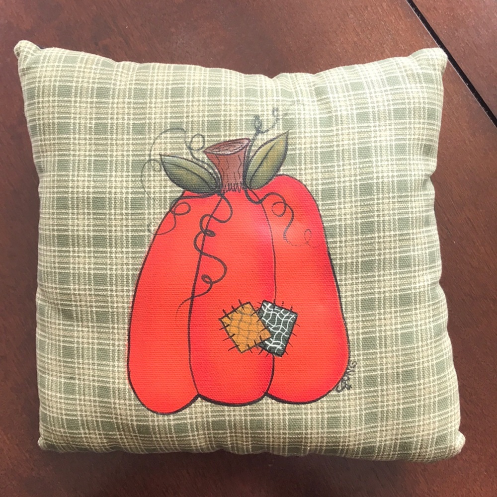 Pumpkin pillow